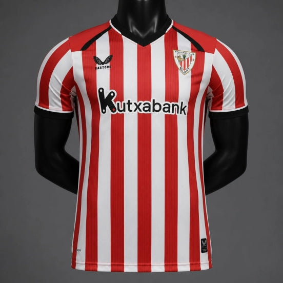 Player Version 26/27 Athletic Bilbao Home Red White Stripes Jersey