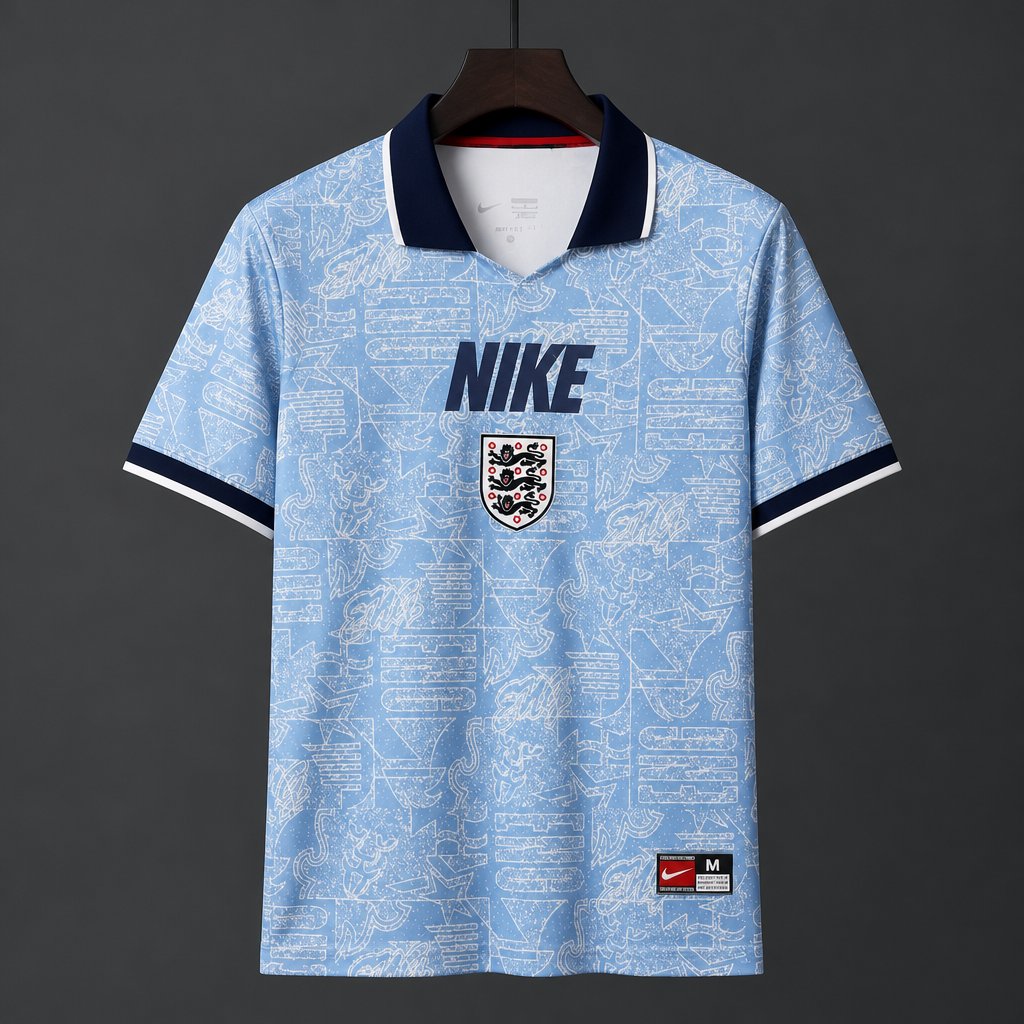 England Light Blue with Graphic Pattern Special Edition Jersey