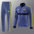 26/27 Arsenal FC Blue Grey Full Zipper Jacket Tracksuit + Long Pants